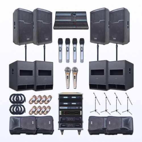 Paket LUX-5 Professional Indoor & Oudoor Sound System Speaker AUDERPRO Original Bergaransi