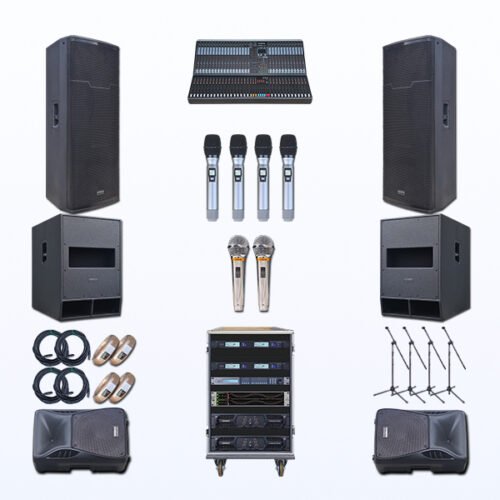 Paket LUX-6 Professional Indoor & Oudoor Sound System Speaker AUDERPRO Original Bergaransi