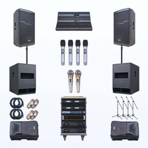 Paket LUX-7 Professional Indoor & Oudoor Sound System Speaker AUDERPRO Original Bergaransi