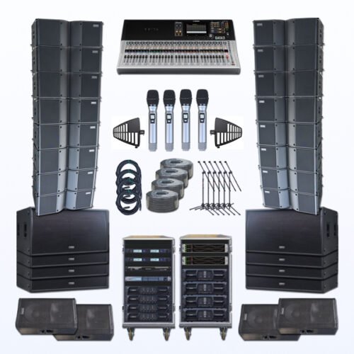 Paket BLP-1 Professional Sound System Line Array AUDERPRO Untuk Live Musik & Band Indoor & Outdoor