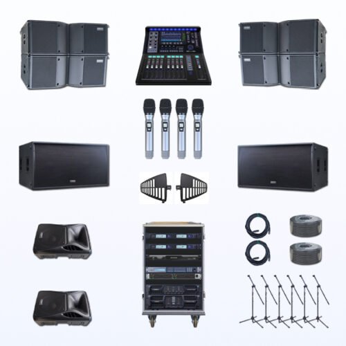 Paket BLP-10 Professional Sound System Line Array AUDERPRO Untuk Live Musik Indoor & Outdoor