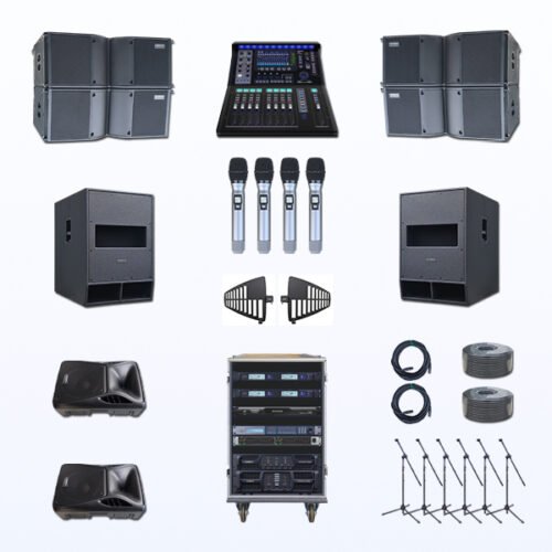 Paket BLP-11 Professional Sound System Line Array AUDERPRO Untuk Live Musik Indoor & Outdoor