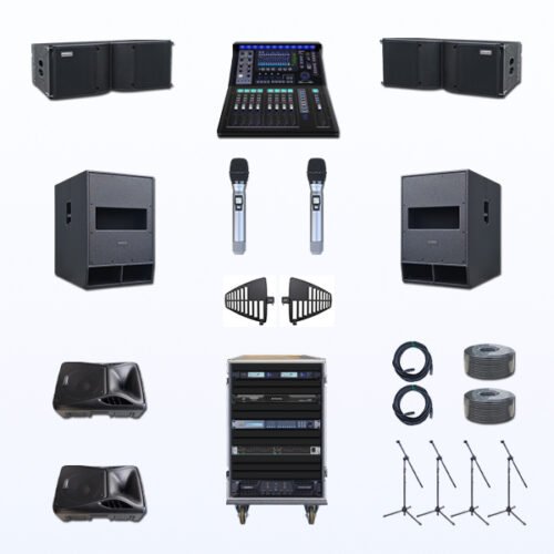 Paket BLP-12 Professional Sound System Line Array AUDERPRO Untuk Multi Event Live Musik Indoor