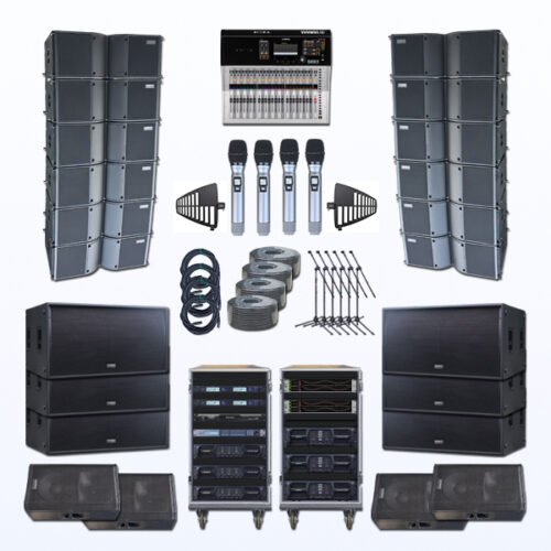 Paket BLP-3 Professional Sound System Line Array AUDERPRO Untuk Live Musik & Band Indoor & Outdoor