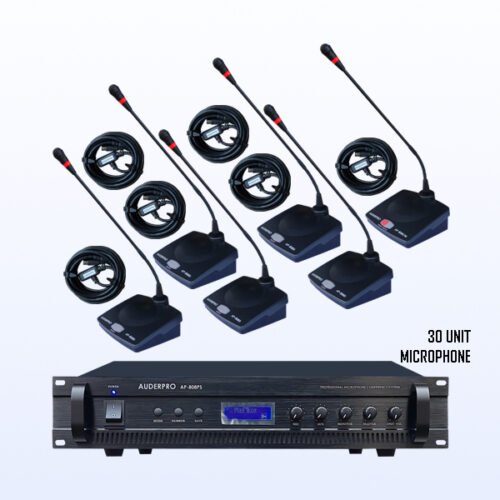 Paket BMC-6 Mic Conference Kabel AUDERPRO AP-808 Produk Original Support System Chairman