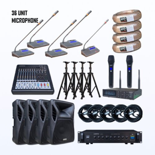 Paket BMP-1 Mic Conference Kabel AUDERPRO AP-809 Digital Produk Original Support System Chairman